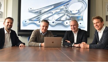 V.l.n.r.: Prof. Dr.-Ing. Robert Seifried, Prof. Dr.-Ing. Thomas Rung, Prof. Dr.-Ing. Alexander Düster und JProf. Dr.-Ing. Benedikt Kriegesmann der TUHH. V.l.n.r.: Prof. Dr.-Ing. Robert Seifried, Prof. Dr.-Ing. Thomas Rung, Prof. Dr.-Ing. Alexander Düster und JProf. Dr.-Ing. Benedikt Kriegesmann der TUHH.