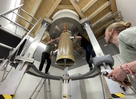 The new MRI device is used in collaboration with the Collaborative Research Center 1615 "SMART Reactors", among others. (Photo: Institute for Process Imaging, TU Hamburg)