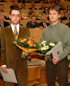 Die Preisträger: Andreas Joos (links) und Przemyslaw Krause.