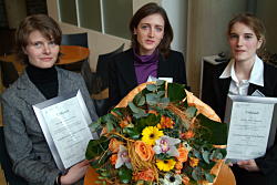 vlnr: Martina Thoms,  Anna Bredthauer, Janine Könemann