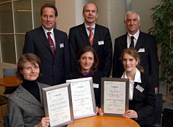 vlnr: Martina Thoms, Prof. Pawellek, Anna Bredthauer, Dr. Matthies, Janine Könemann, Herr Ahlf