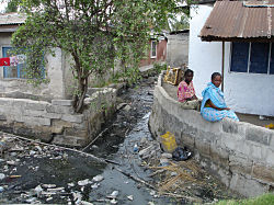 Slum in Dakar, &copy; Bundesanstalt für Geowissenschaften und Rohstoffe (BGR)
