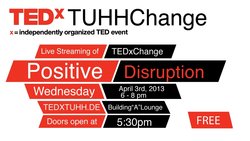 TEDxChange-Live-Stream Flyer. TEDx TUHH-Team