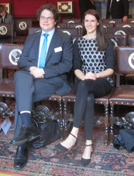 Ausgezeichnet mit dem Wolfgang-Ritter-Preis 2013 wurde die TUHH-Wissenschaftlerin Nicole Richter. Sie teilt sich den Preis mit Dr. Alexander Brunner (links)