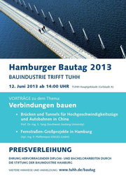 Plakat zum Bautag. TUHH