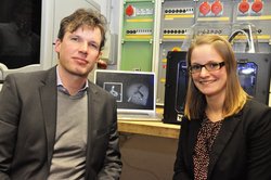 Hirnartherien und Aneurysmen im 3D-Modell, daran arbeitet das Forscherteam mit Johanna Spallek (TUHH) und Dr. André Kemmling (UKE)