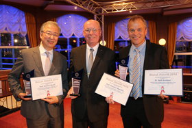 V.l.n.r.: Prof. Yasuhisa Asano, Prof. Christan Wandrey, Dr. Gjalt Huisman