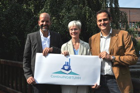 Die Initiatoren: Prof. Sönke Knutzen (TUHH), Dr. Christine Bauhofer (TuTech) und Dr. Henning Klaffke (TUHH).
