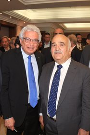 Garabed Antranikian mit Prinz Hassan bin Talal.
