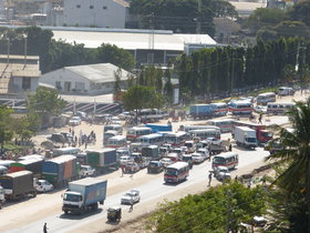 Verkehr in Tansania.