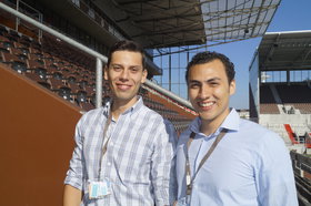 Rodrigo Hortega de Velasco (links) und Alejandro Espinoza Borrego