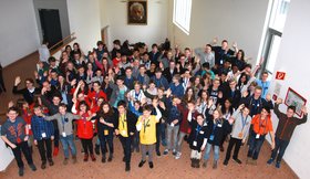 99 junge Forscher und Forscherinnen zu Gast an der TU Hamburg.