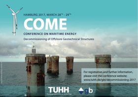 Conference on Maritime Energy - Decommissioning of Offshore Geotechnical Structures.
