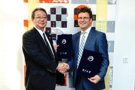 Prof. Christian Ringle und Prof. Noriyu Inoue