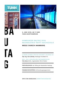 Plakat zum Hamburger Bautag 2018.