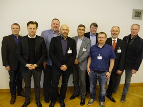 TUHH-Professor Andreas Liese (5.v.l.) gemeinsam mit den Mitgliedern des DECHEMA-Lenkungskreises.