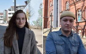 Die TU-Studierenden Ohla und Maksym kommen ursprünglich aus der Ukraine. Durch den Krieg haben sie ein Stück ihrer Heimat verloren.&nbsp;
