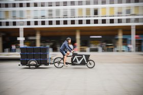 Lastenfahrräder können für die "letzte Meile" ein wichtiger Baustein für klimafreundliche und effiziente Transporte sein.&nbsp;