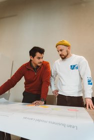 EveryCarbon founders Apolonio Huerta and Sebastian Beblawy. Photo: Manon Vanovenberghe